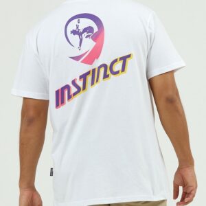 Gradient Logo Tee | White