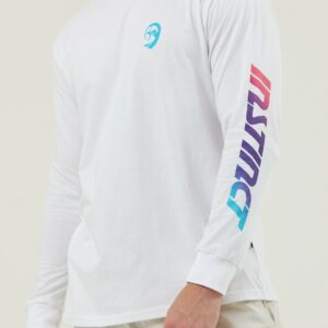 Spectrum Logo Long Sleeve Tee | White