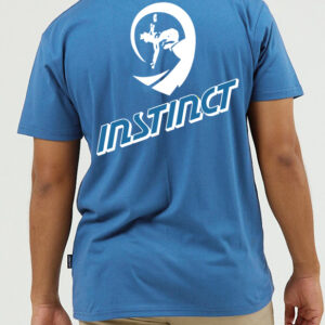 Heritage Logo Tee | Azure Blue