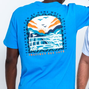 Surfscape Tee | Azure Blue