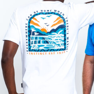 Surfscape Tee | White