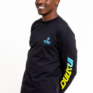 Spectrum Long Sleeve Tee | Black-Sky Blue